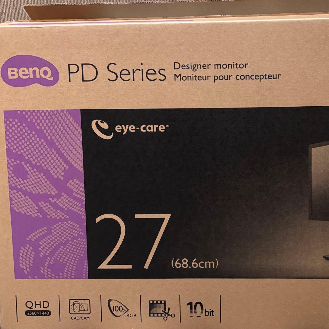【みらい】27インチ BenQ PD2700Q デザイナー向けモニター
