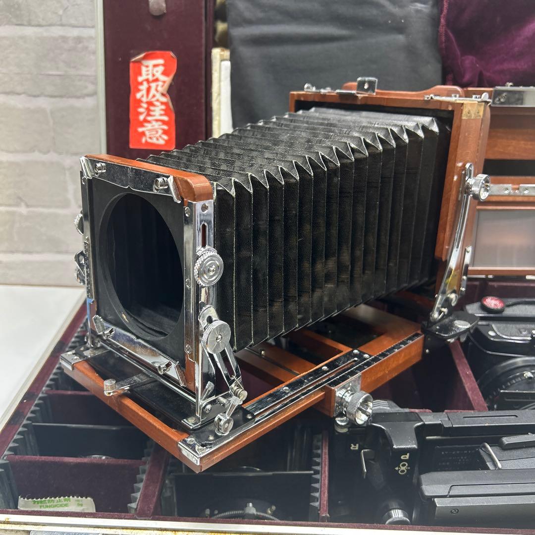 5892【現状品】タチハラ カメラ Fiel Stand 4″x5″ レンズ大量