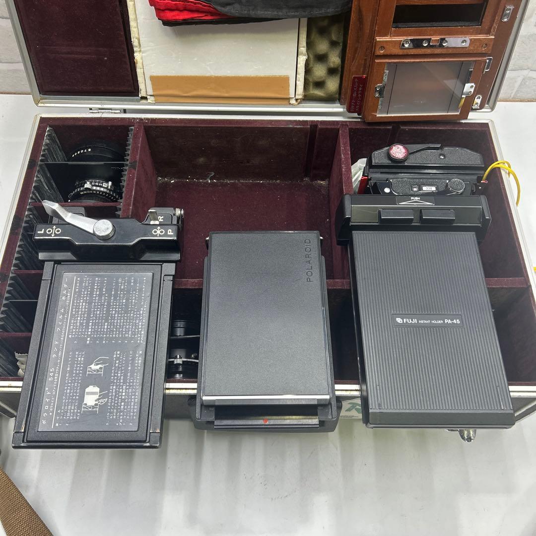 5892【現状品】タチハラ カメラ Fiel Stand 4″x5″ レンズ大量