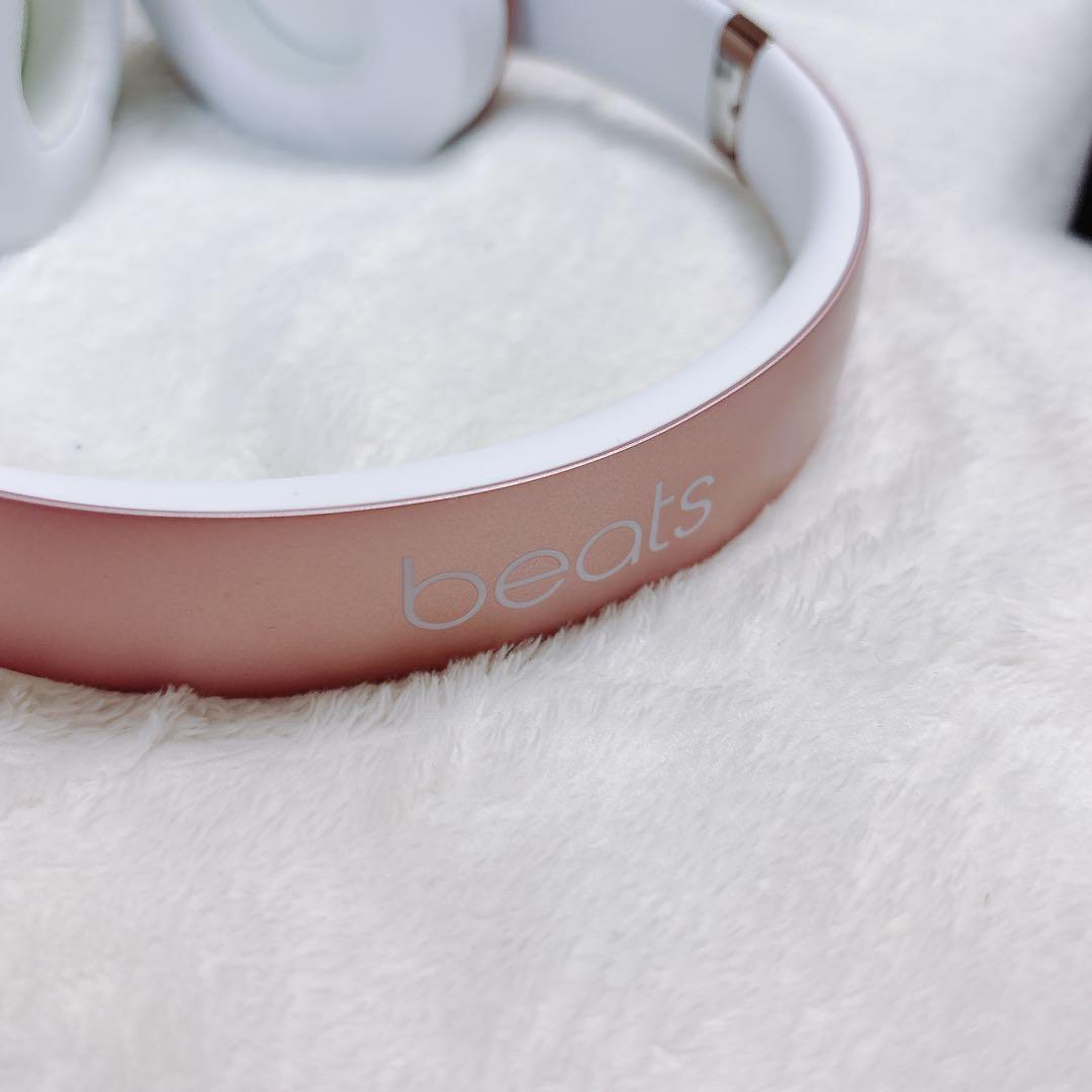 値下げ！BEATS SOLO3 ローズゴールド Bluetooth ヘッドフォン