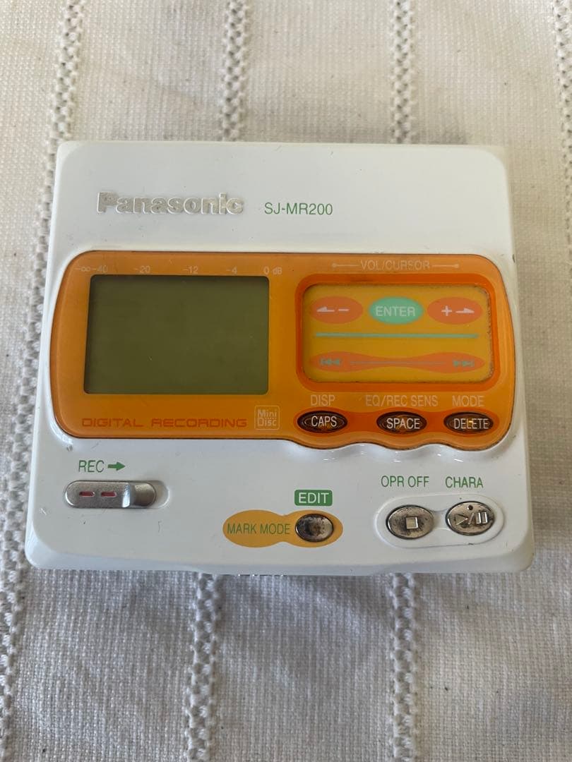 【動作確認済】Panasonic ポータブルMDレコーダー SJ-MR200