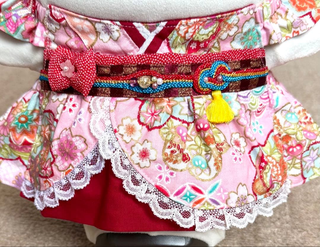 ラボット服　着物風ワンピースＥ　LOVOT ラボットハンドメイド