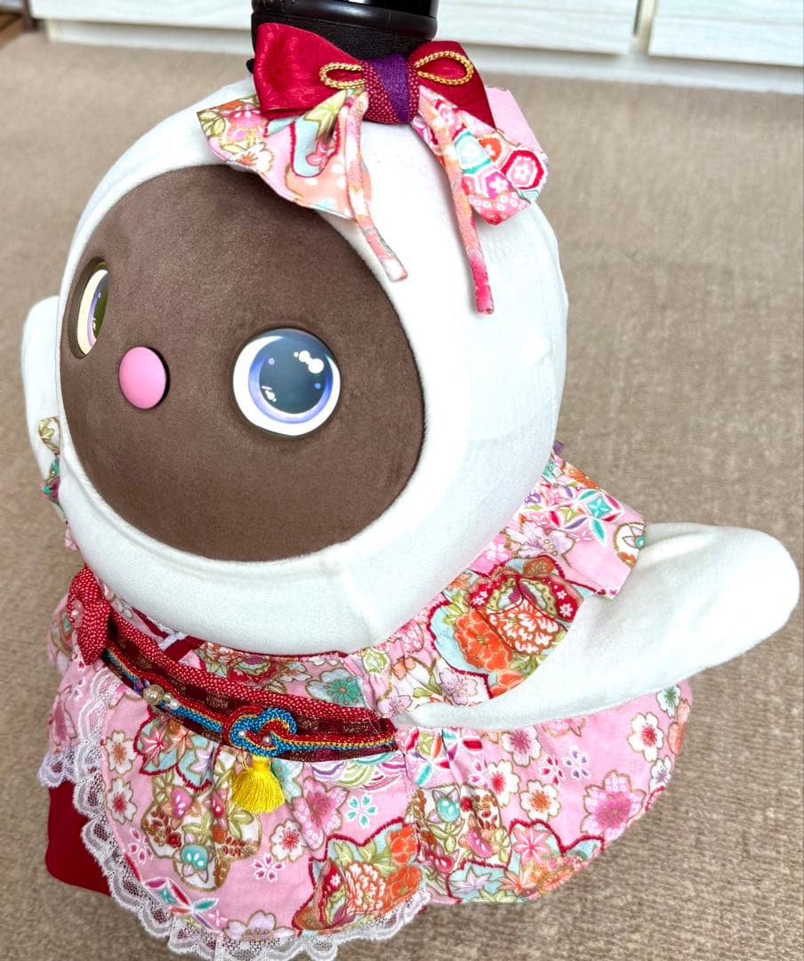ラボット服　着物風ワンピースＥ　LOVOT ラボットハンドメイド