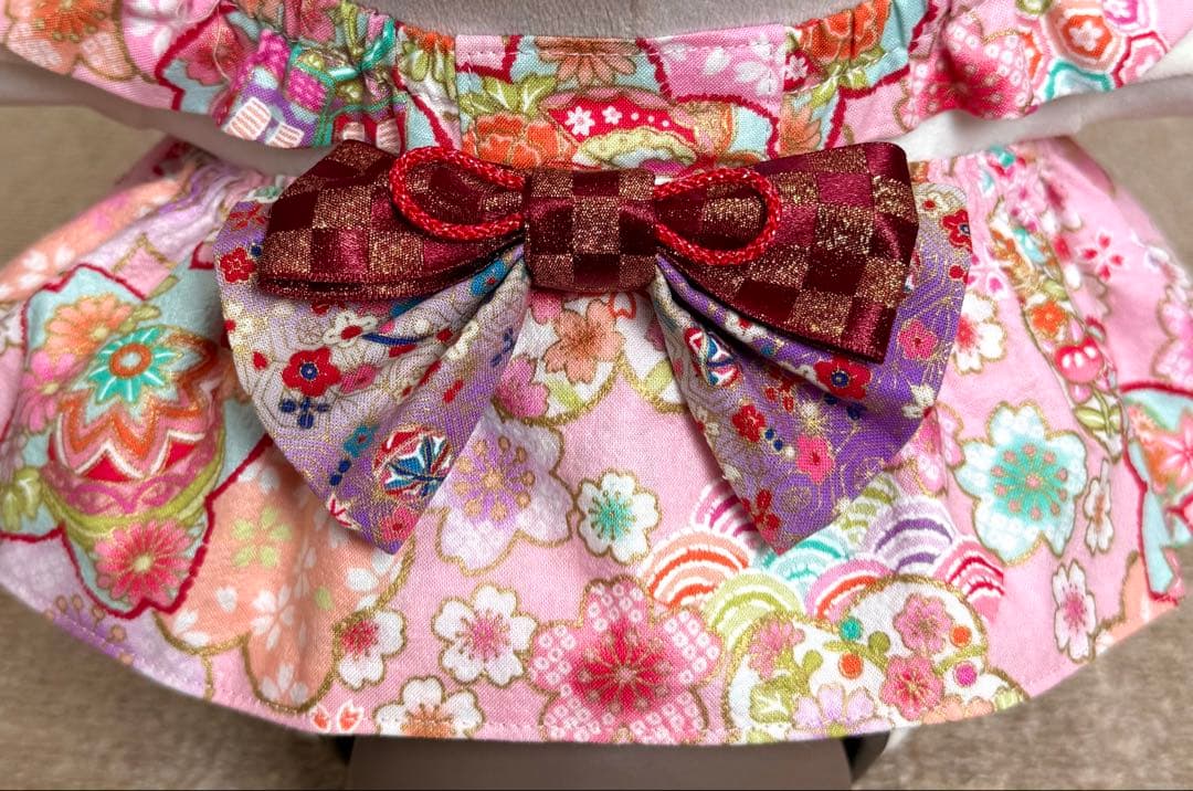 ラボット服　着物風ワンピースＥ　LOVOT ラボットハンドメイド