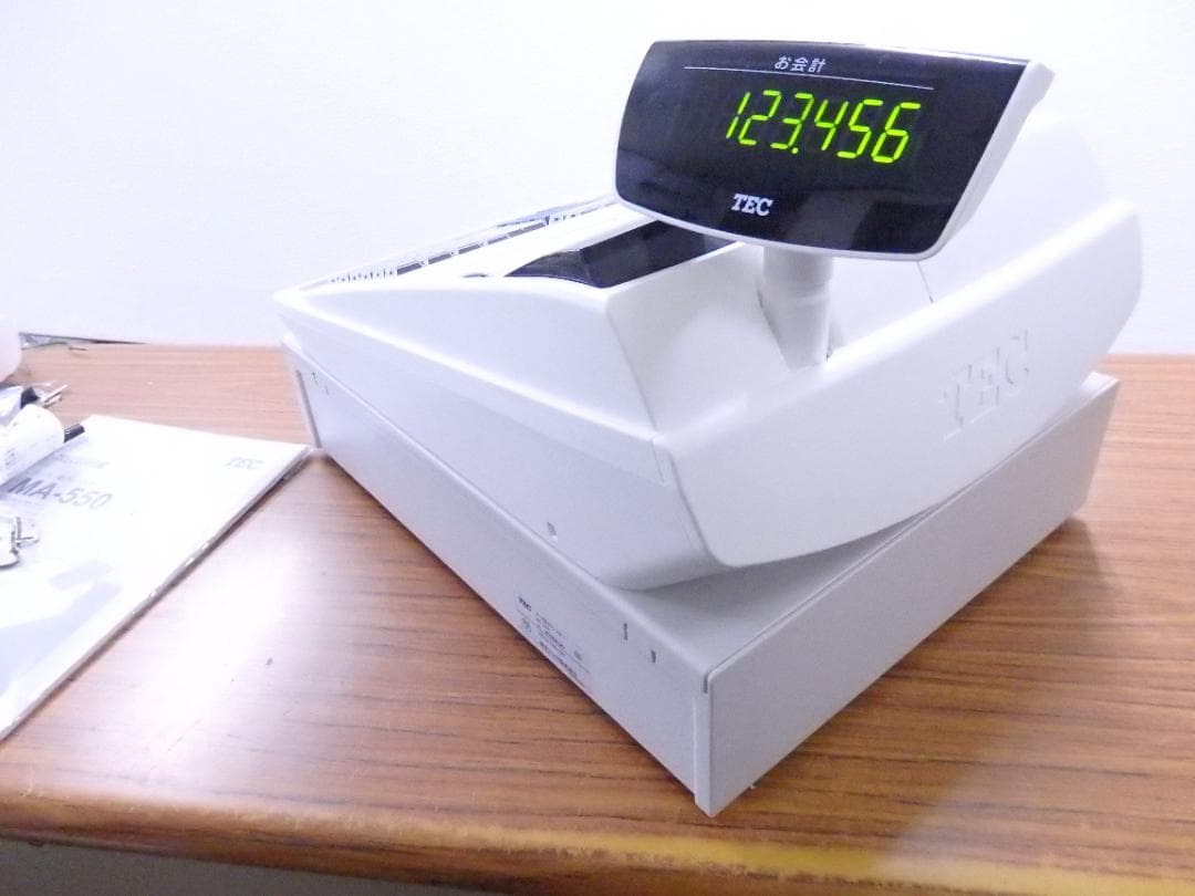 1040 領収証等 設定無料 東芝TEC MA-550 10部門 レジスター