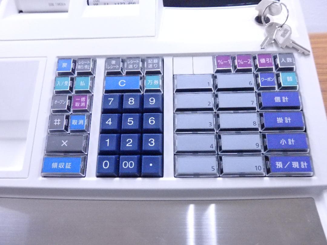 1040 領収証等 設定無料 東芝TEC MA-550 10部門 レジスター