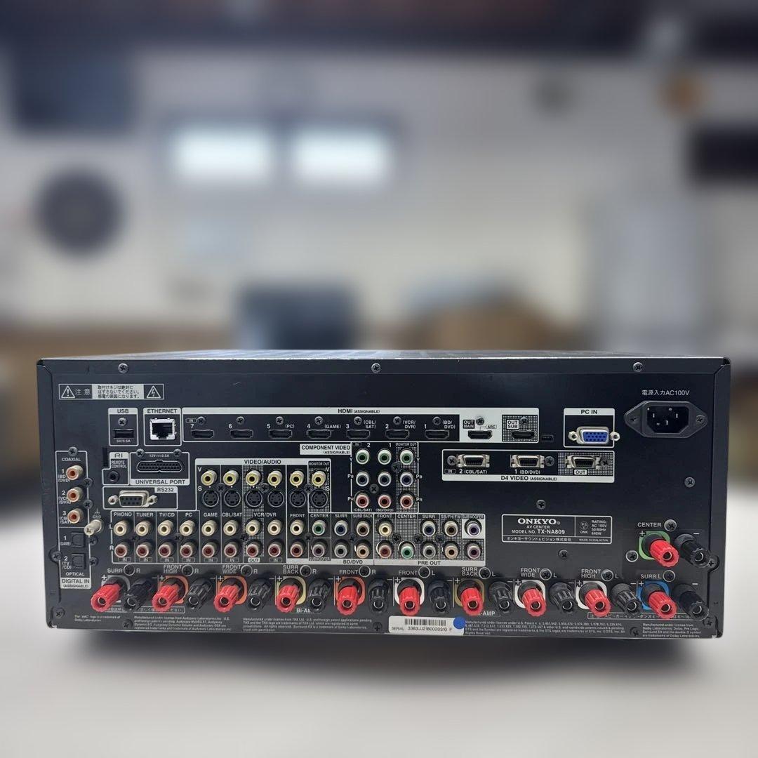 ONKYO 7.1ch AVアンプ TX-NA809