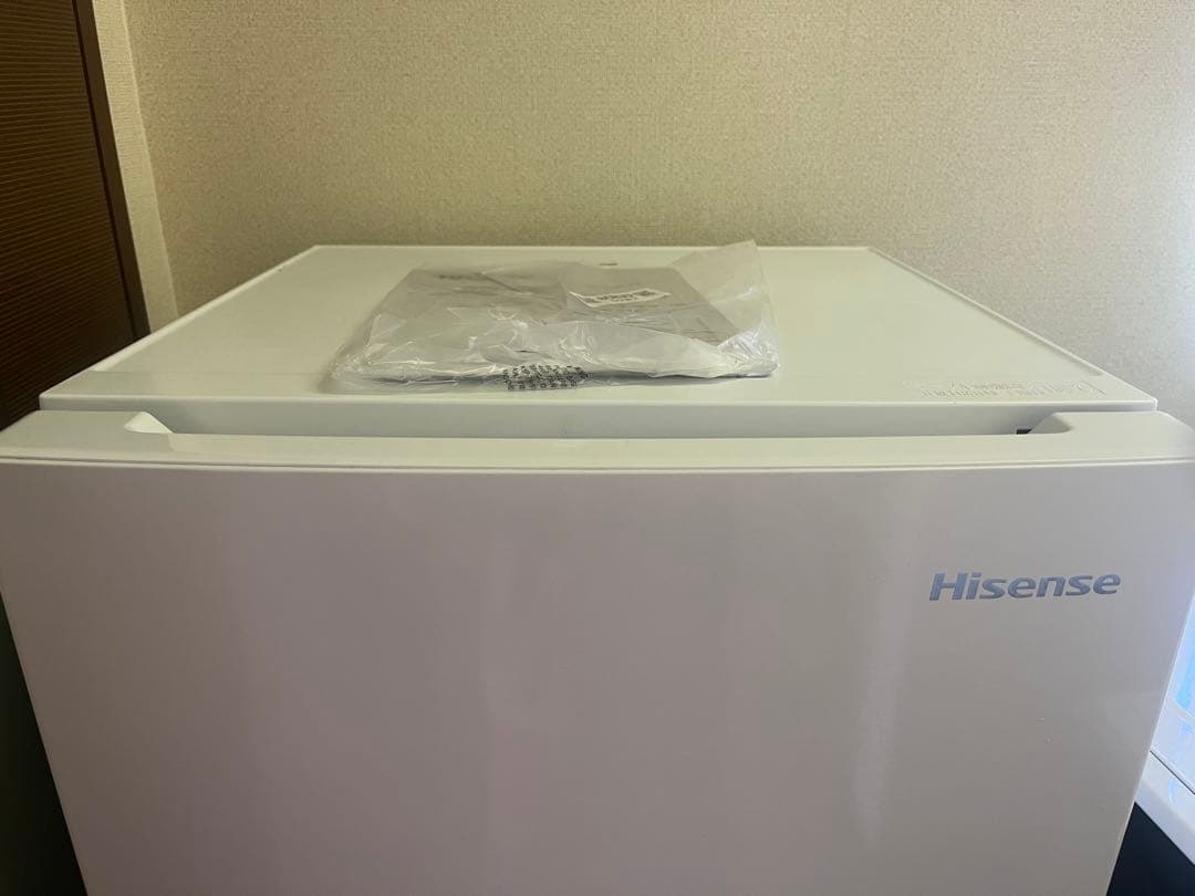 Hisense 2ドア冷蔵庫 ホワイト 一人暮らし用 冷凍冷蔵庫 124L