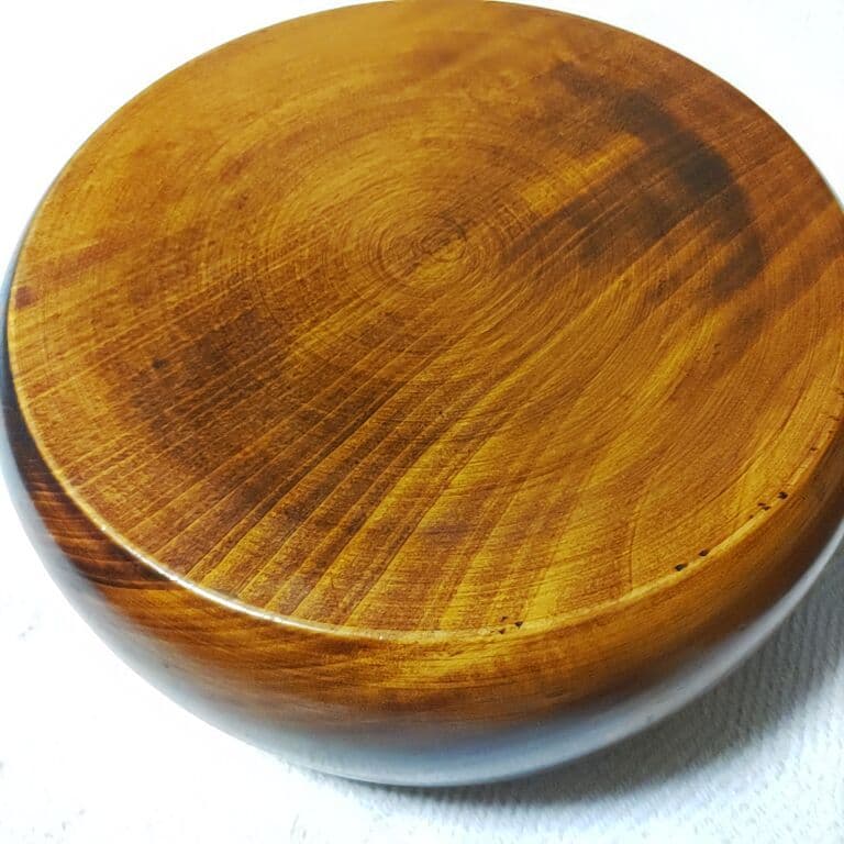 茶櫃 茶びつ 茶ひつ 木製 丸型 茶道具 湯呑み入 菓子器 蓋付き キッチン雑貨