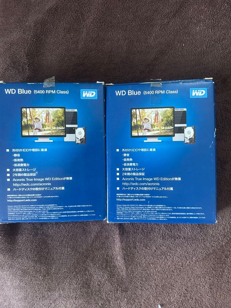 【新品未使用】ウェスタンデジタル WD HDD 1TB 3.5インチ　2つセット