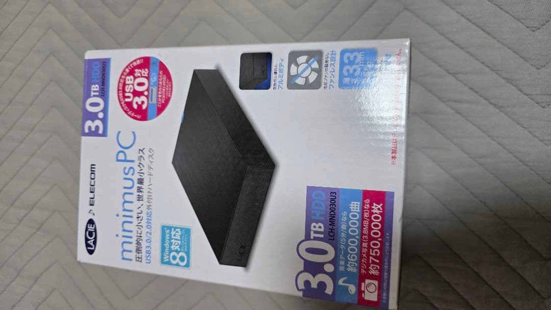 LACIE 外付けHDD LCH-MND030U3 3TB