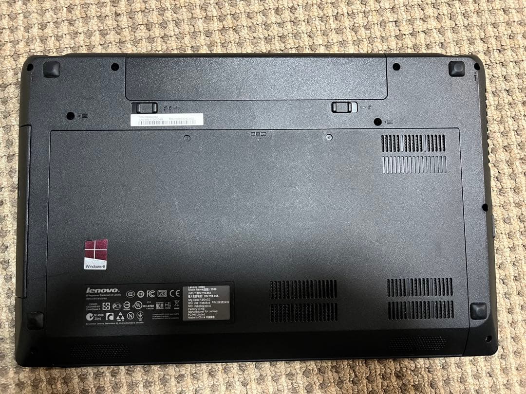 Lenovo G580 新品SSD 正規品MS Office H&B