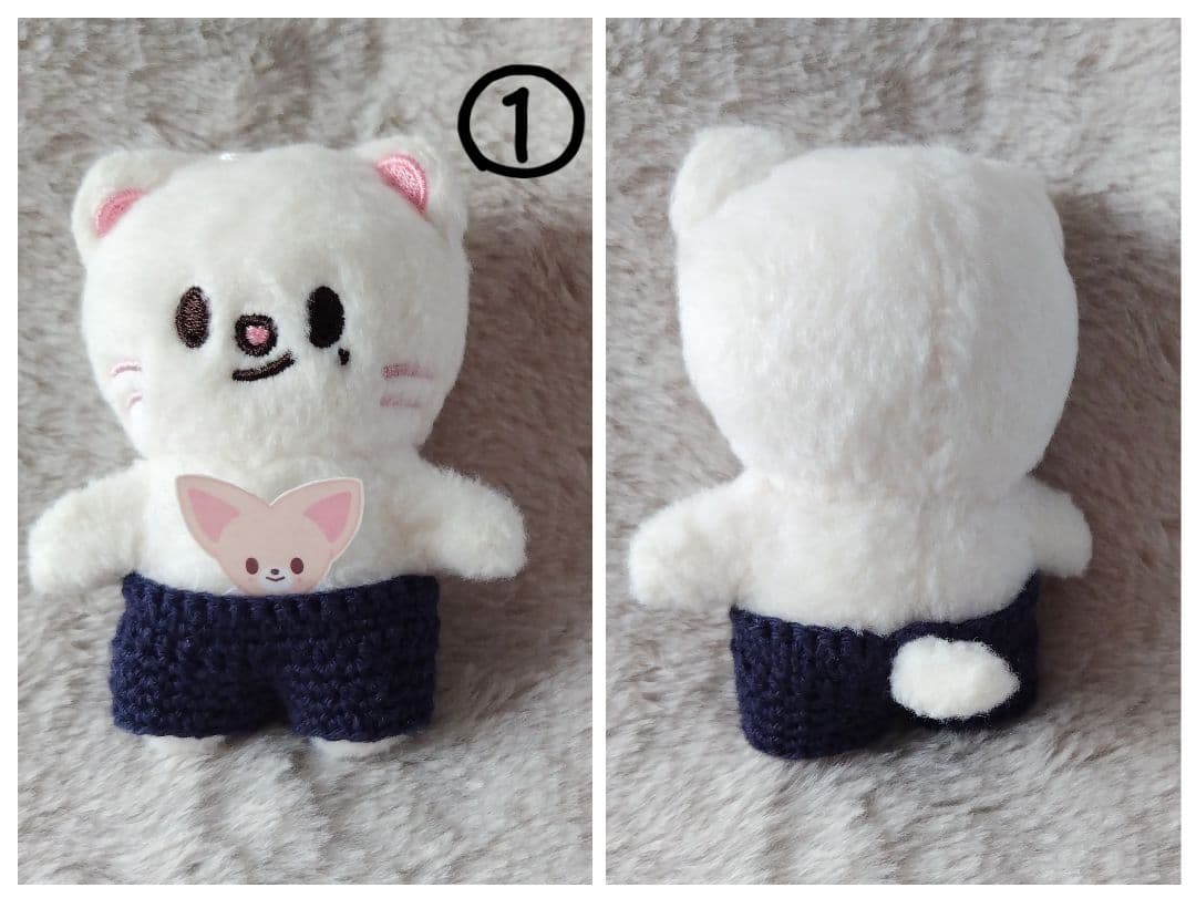 skzoo10cmぬい服 のきページジニレットBKお花