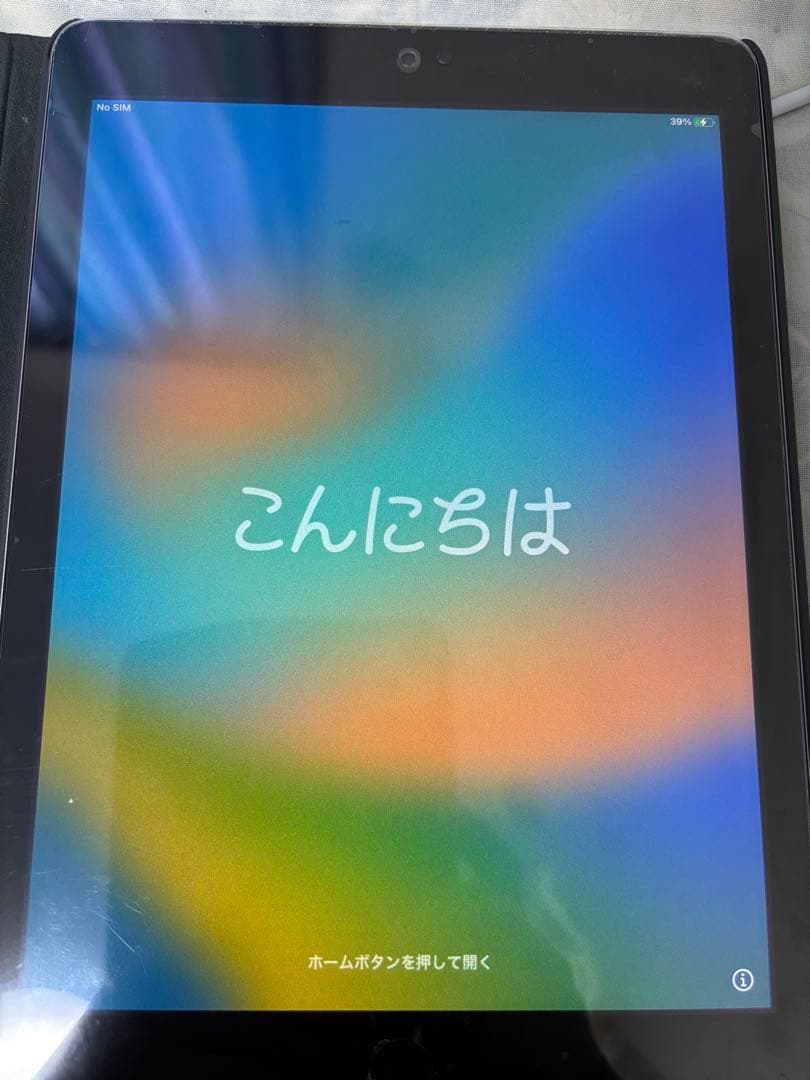 iPad 第5世代 32GB スペースグレイ 初期化済み ケース付き
