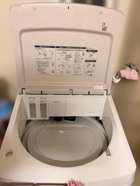 最終値下げ設置送料込美品★パナソニック洗濯乾燥機 NA-FW100K9-N
