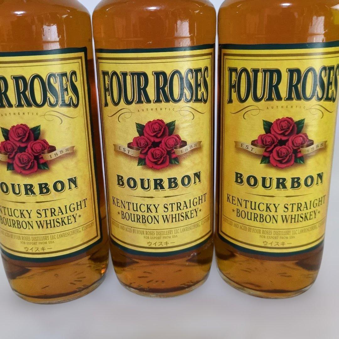 なつみ様！　FOUR ROSES　旧ラベル　バーボン　700ml　 3本セット