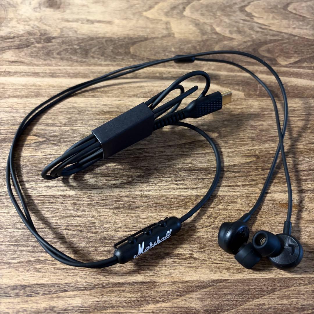 【ほぼ未使用】Marshall Mode USB-C カナル型有線イヤホン