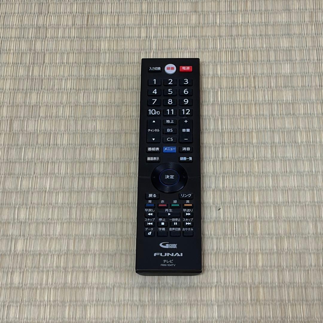 【2019年製】FUNAI24V型 液晶テレビ FL-24H1010 リモコン付