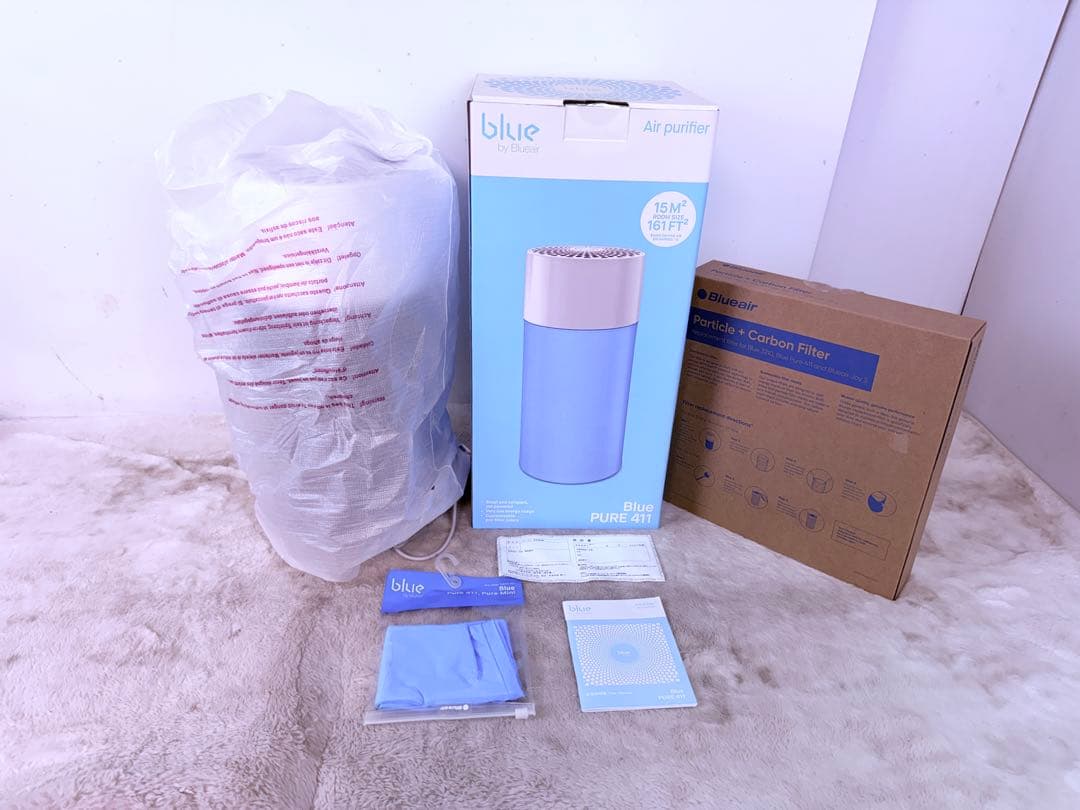 未使用新品♪ Blueair 空気清浄機 Pure411 交換フィルター付