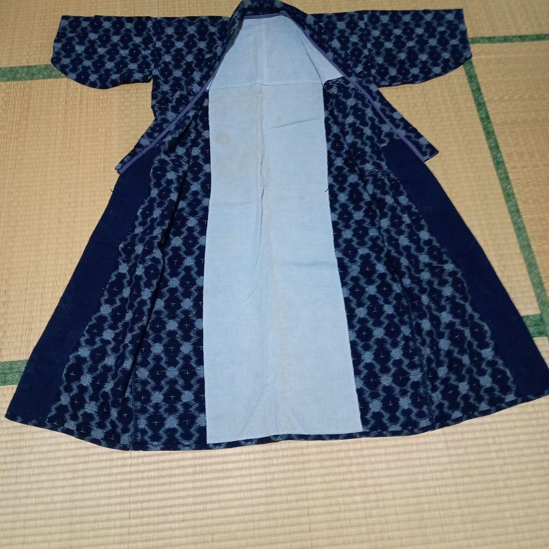 藍染め　野良着　藍染め古着　藍染め古布　レトロポップ　ボロ藍染め　ハギレ藍染め