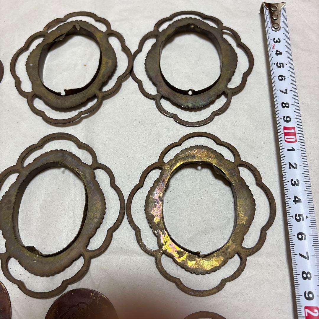 【昭和レトロ】襖取っ手 古民家 建具金具 アンティーク DIY素材