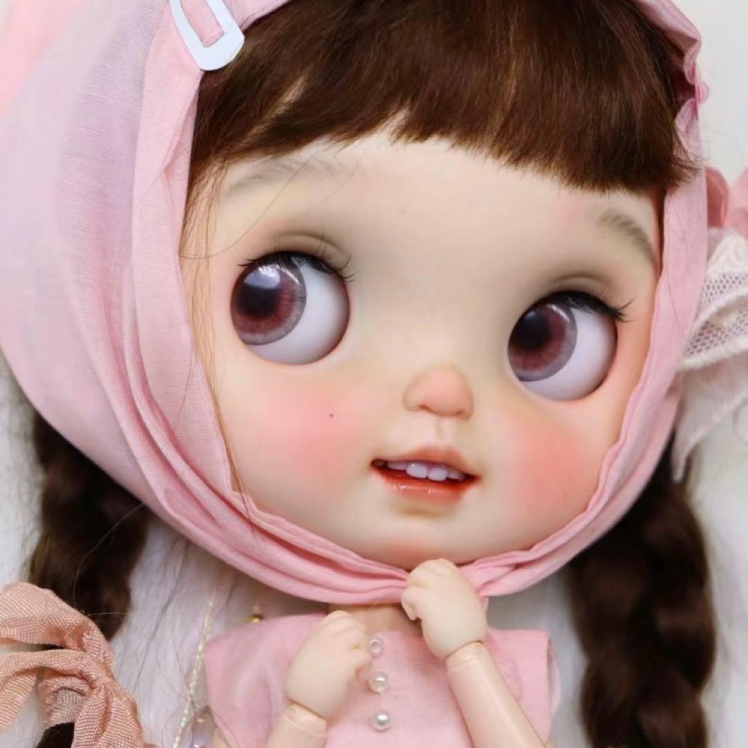 カスタムブライス 海外作家様 人形 かわいい 笑顔 透明感 フルセット