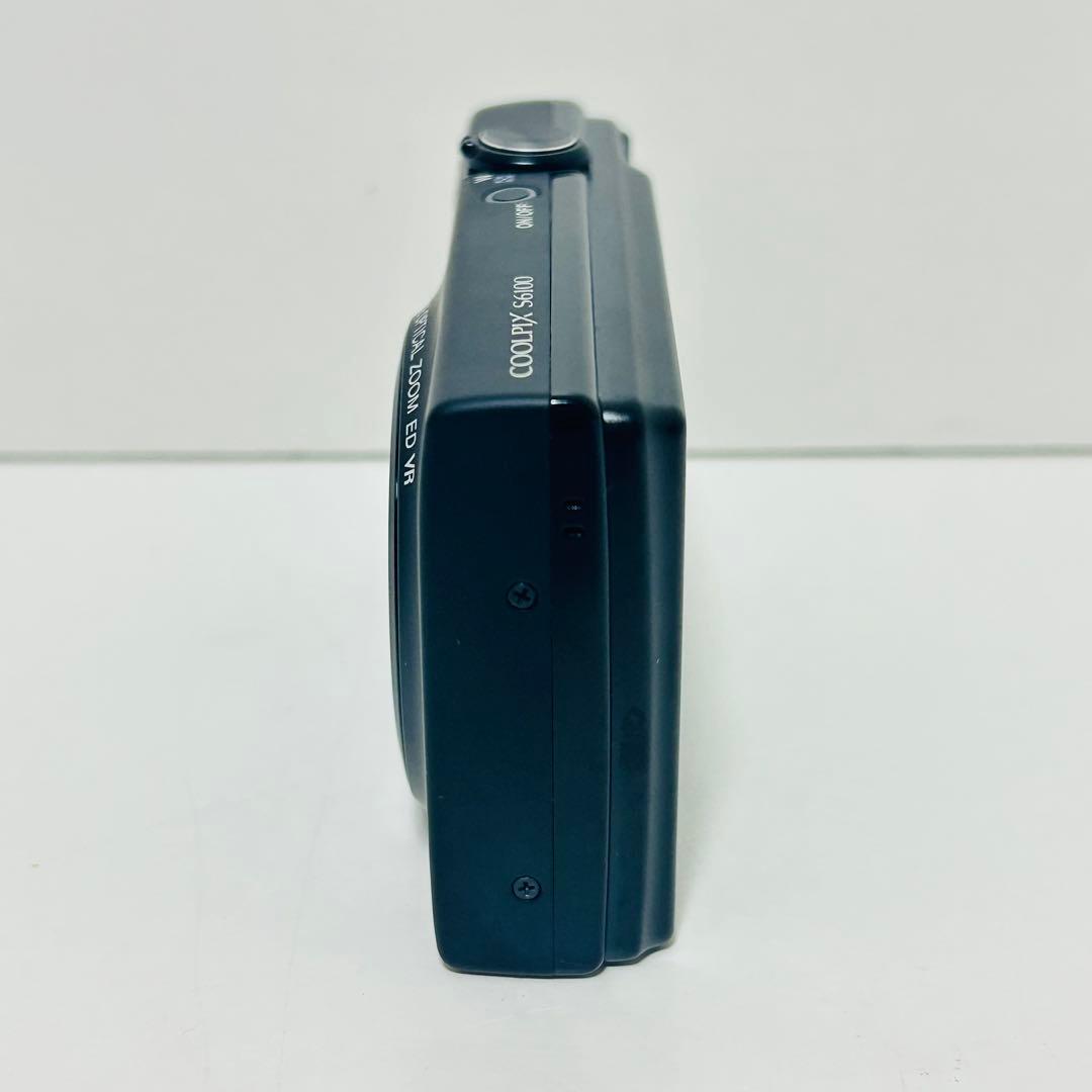 【美品】Nikon COOLPIX S6100 コンデジ ブラック 付属品完備
