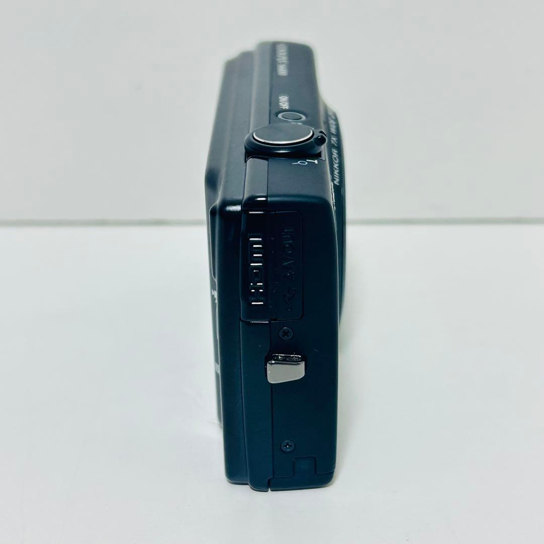 【美品】Nikon COOLPIX S6100 コンデジ ブラック 付属品完備