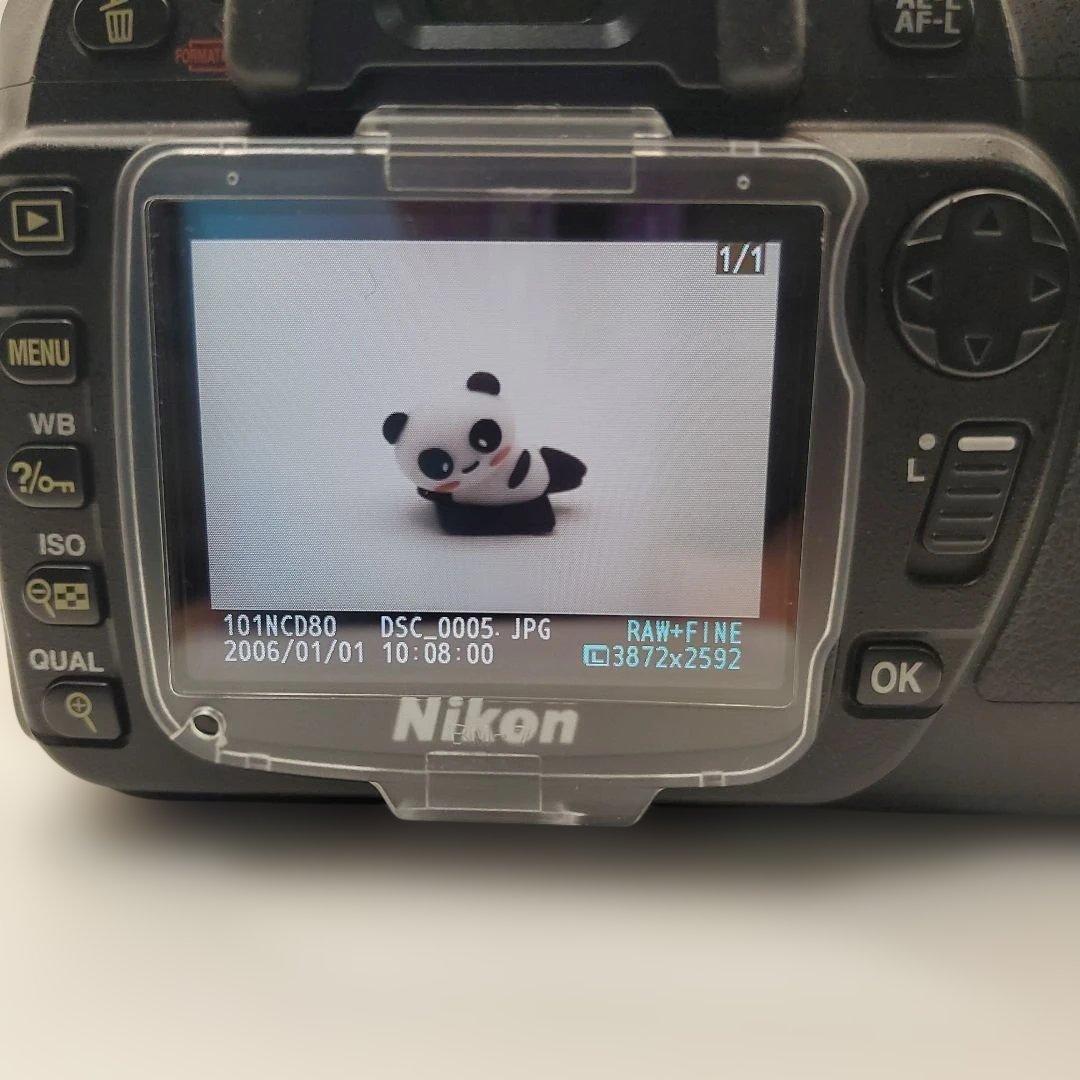 Nikon D80 デジタル一眼 人気のCCDセンサー搭載機