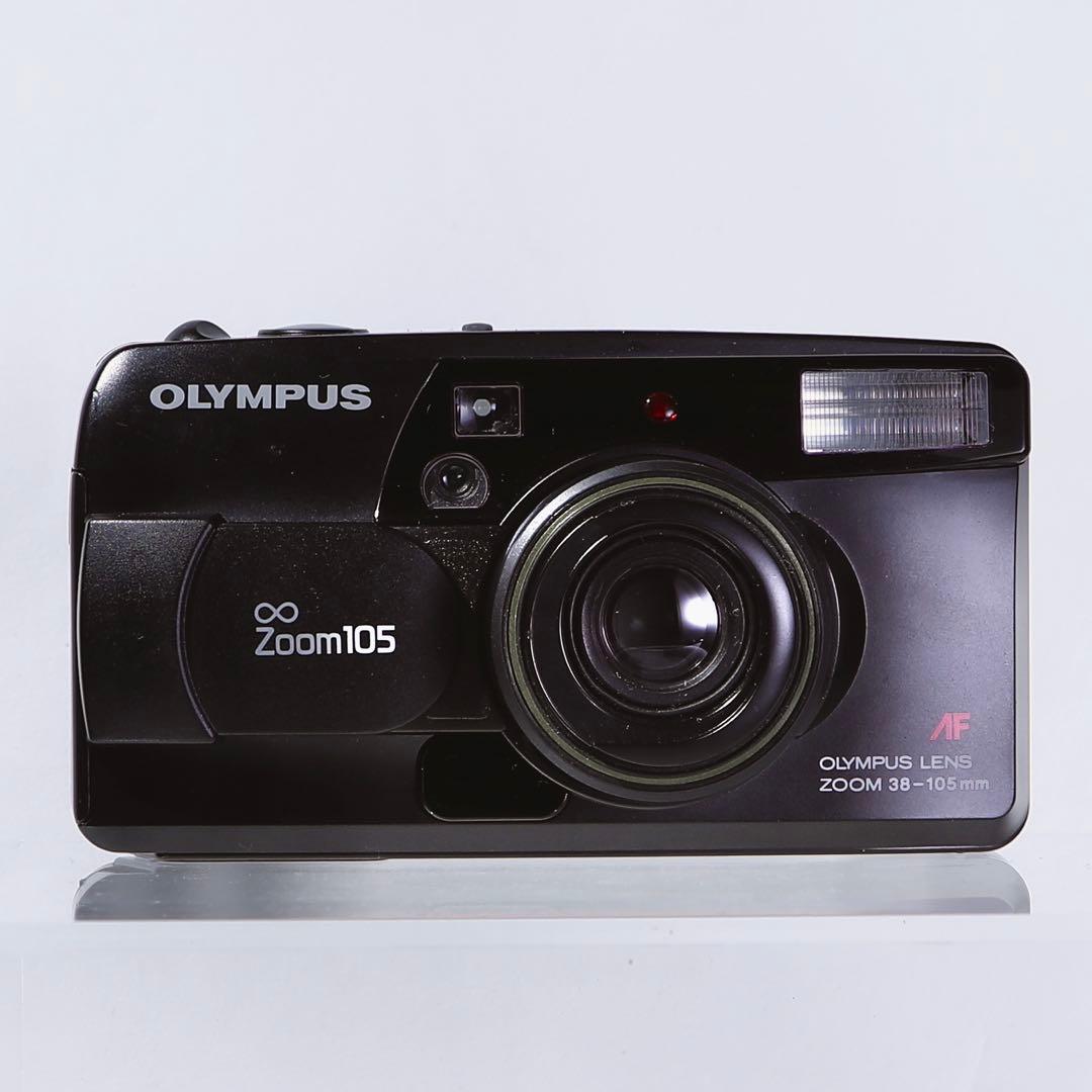 【希少・完動美品】OLYMPUS ∞ Zoom 105 ブラック