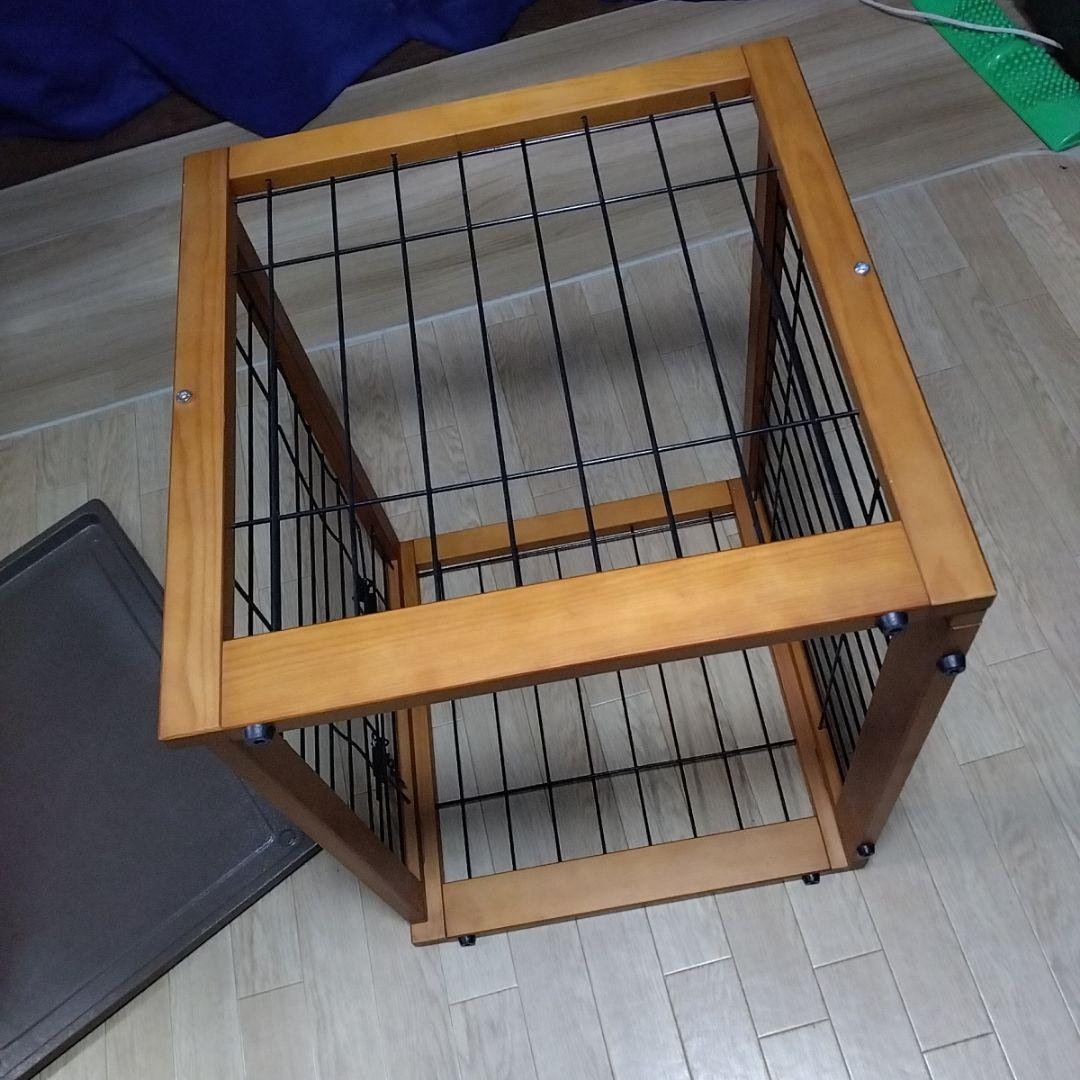 ⭐*️様 ペットゲージ　天然木製