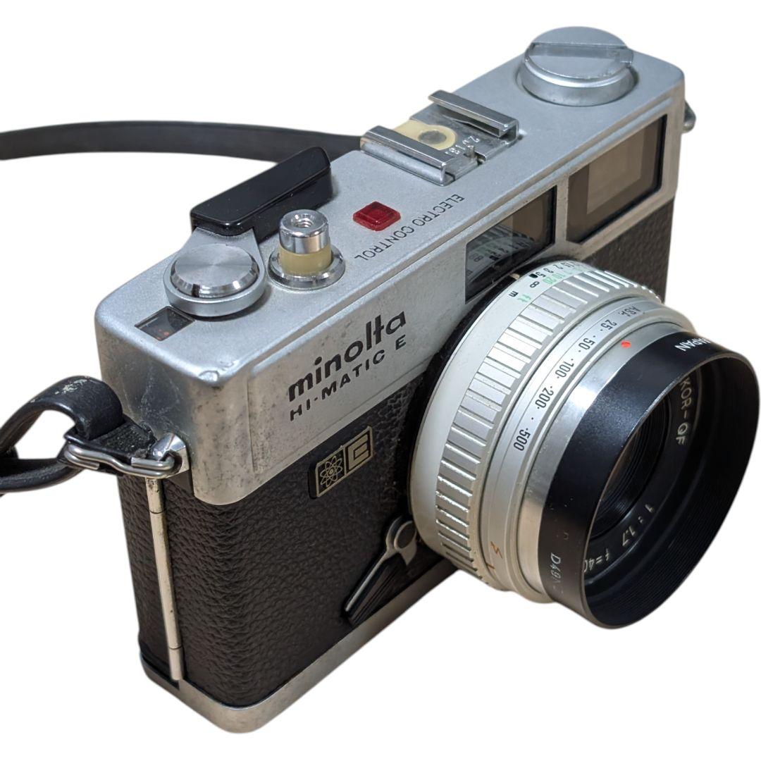 ミノルタ HI MATIC E ROKKOR QF F1.7 フィルムカメラ