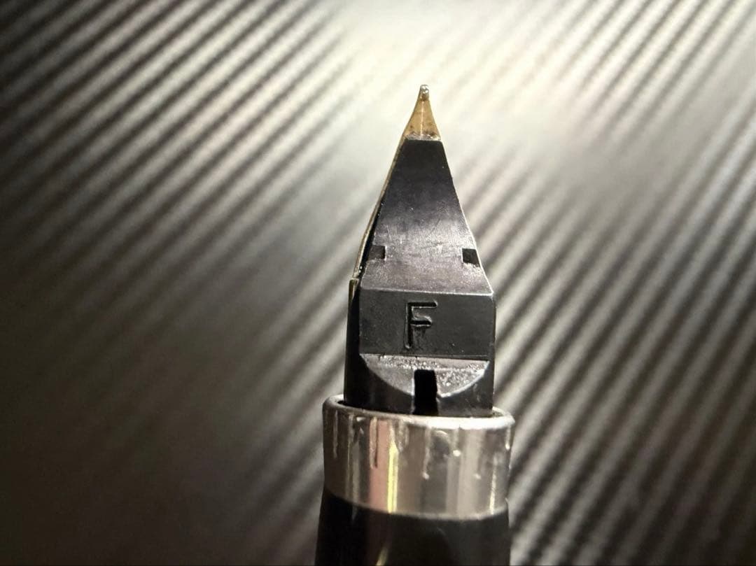 未使用に近い パーカー 75 シズレ 万年筆 F 細字 スターリングシルバー