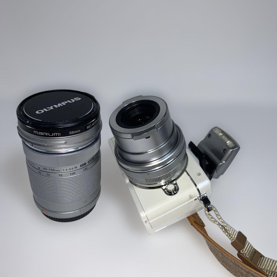 OLYMPUS pen Lite E-PL6 ホワイト ダブルズームキット