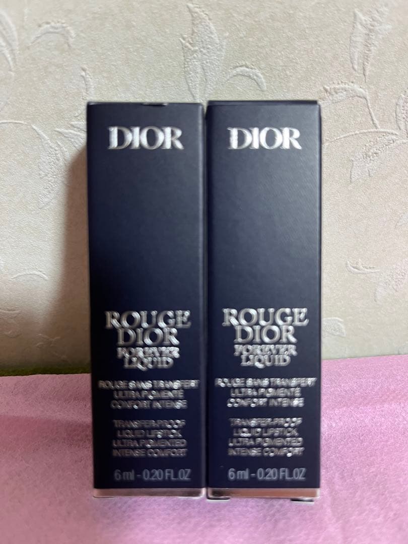 売り切りDiorルージュ ディオール フォーエヴァー リキッド シークイン2本