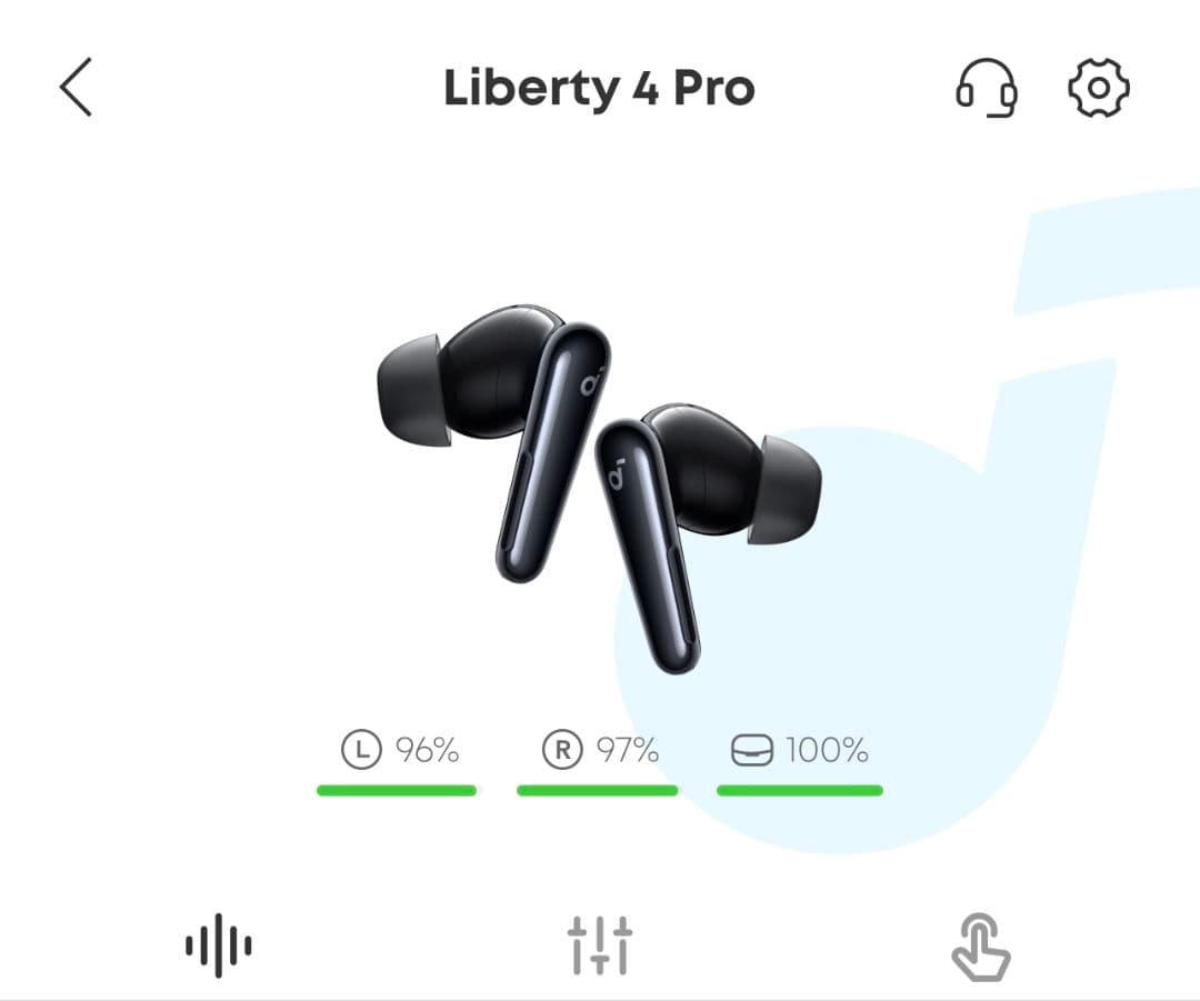 Liberty 4 Pro ワイヤレスイヤホン 黒