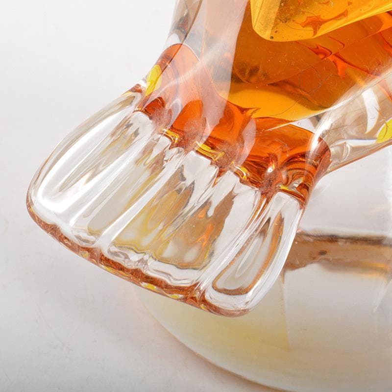 Multi Glass　マルティグラス　梟　花瓶　花入　N　6476