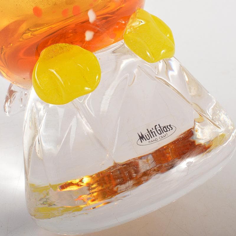 Multi Glass　マルティグラス　梟　花瓶　花入　N　6476