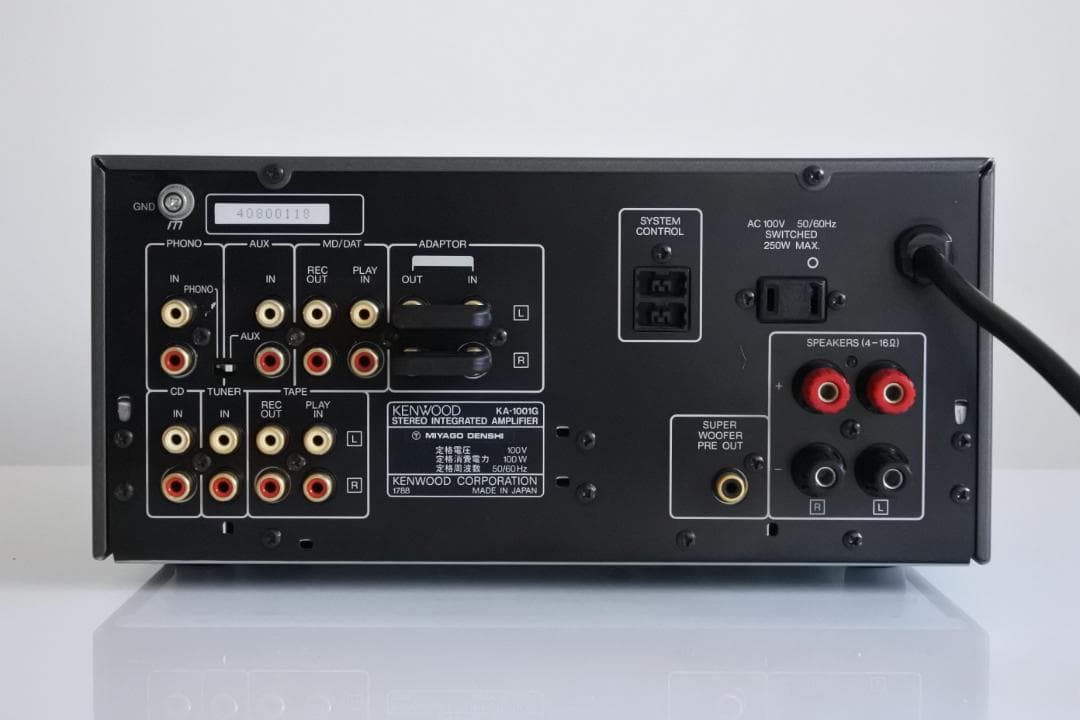 ■KENWOOD KA-1001G プリメインアンプ 正常動作品 ■