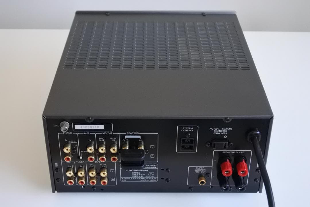 ■KENWOOD KA-1001G プリメインアンプ 正常動作品 ■
