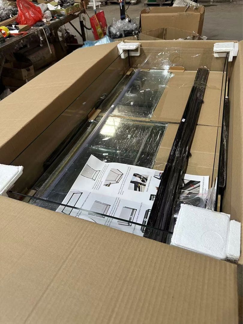 自社製組み立て式爬虫類両生類ケージガラス飼育ケージ120x60x120cm引取り