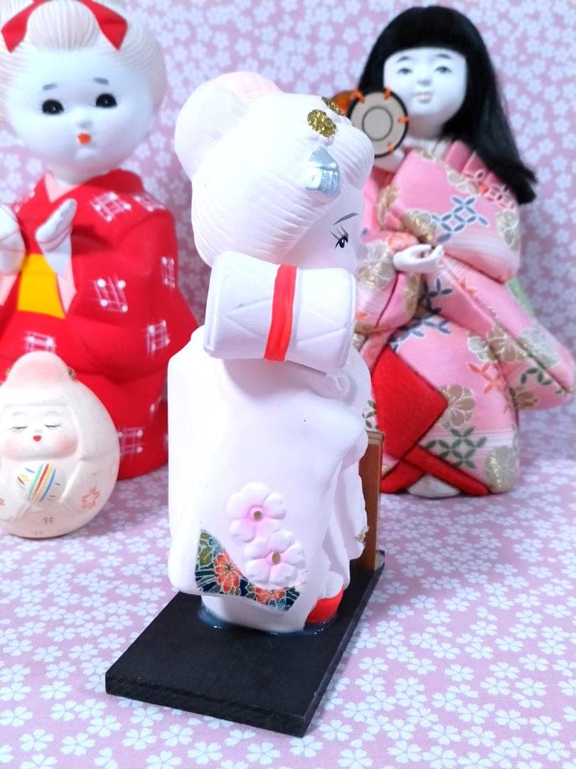 博多人形・木目込み人形・土鈴 まとめ売り 4点 日本伝統工芸 置物