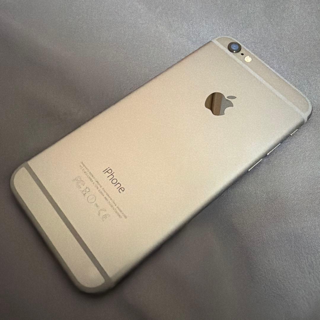 美品 Apple iPhone 6 16GBゴールド 本体 Lh198
