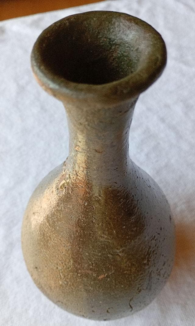 琉球荒焼徳利　花瓶　古美術　置物飾り