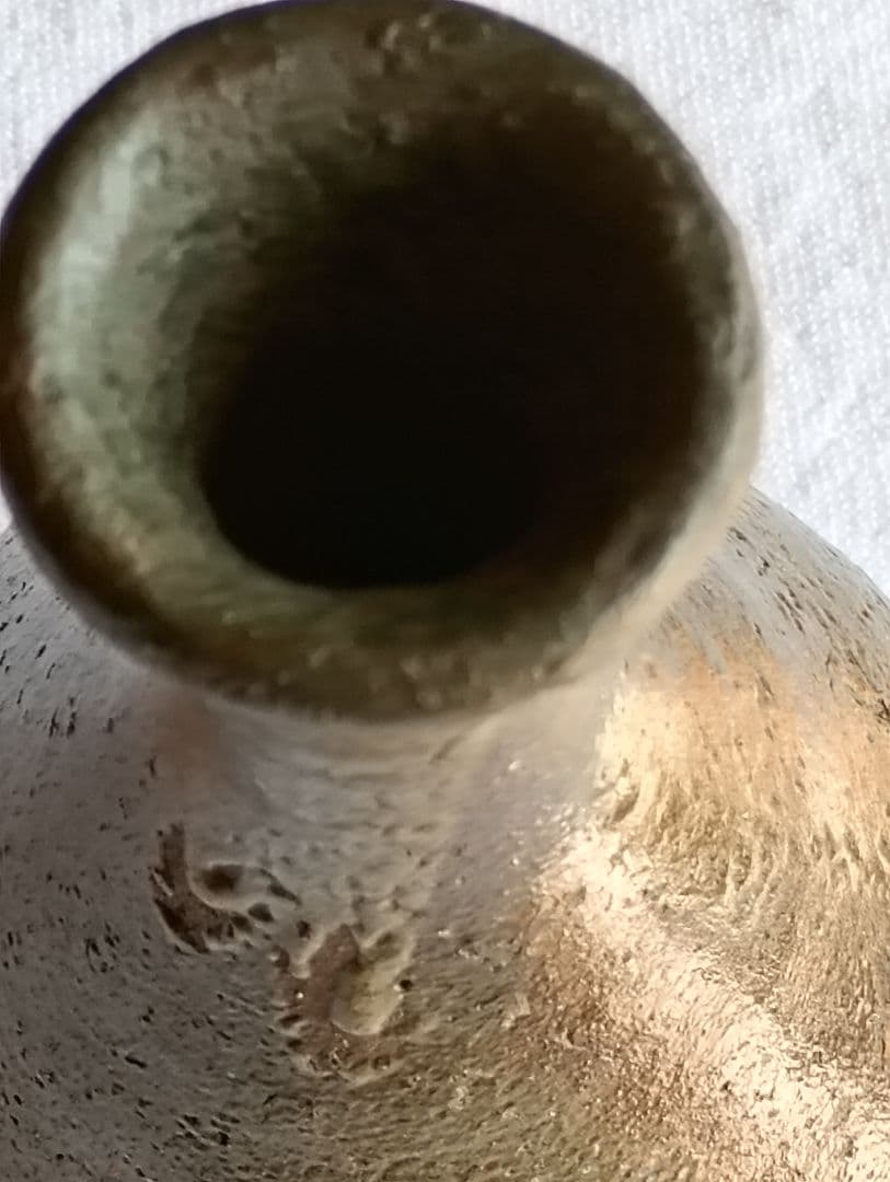 琉球荒焼徳利　花瓶　古美術　置物飾り