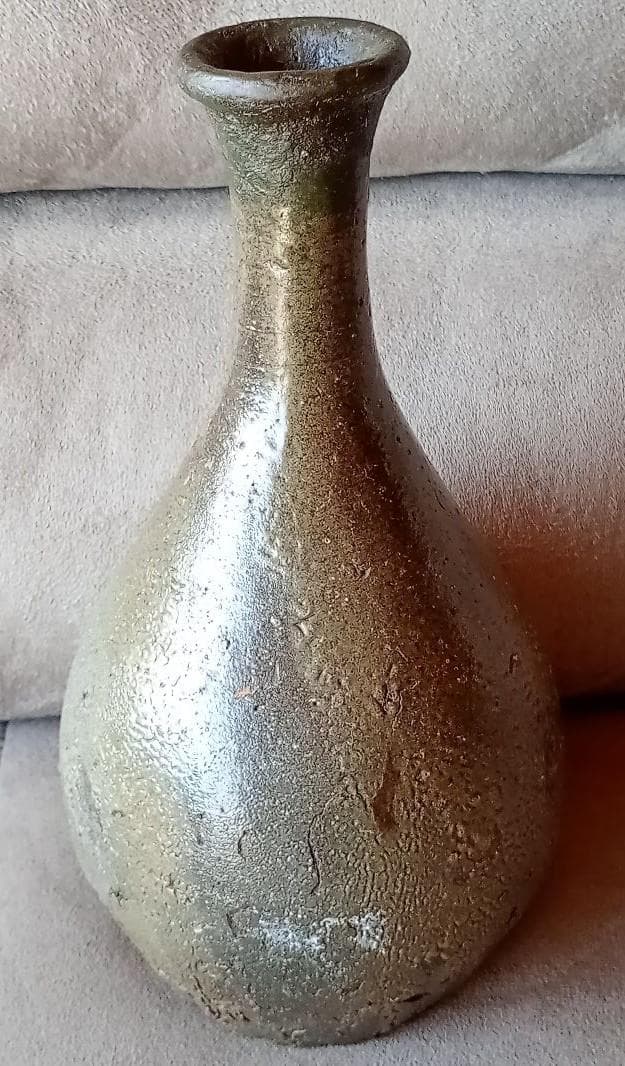 琉球荒焼徳利　花瓶　古美術　置物飾り
