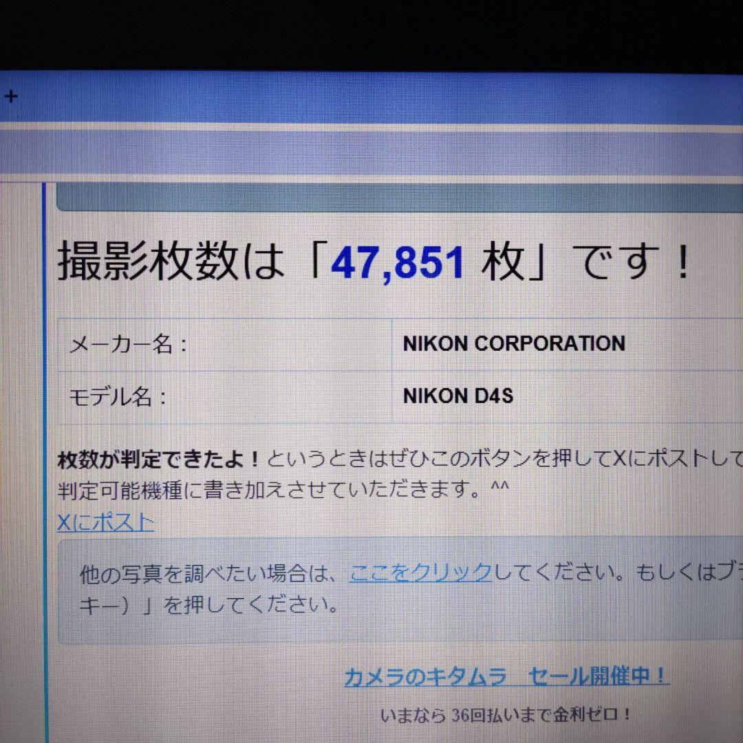 ニコン　D4s