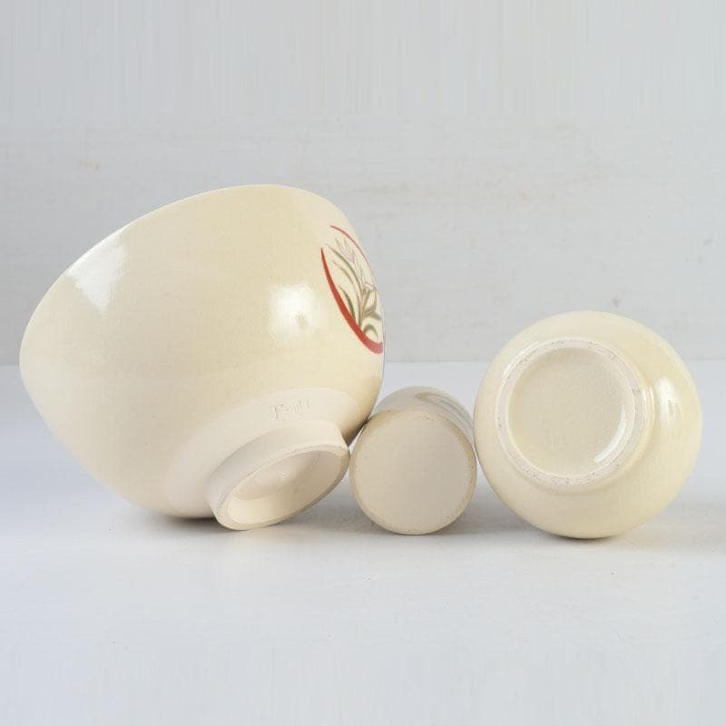 茶道具　利休茶箱　京焼　加藤昌山作　茶碗　棗　香合など　15点一式　V　9969