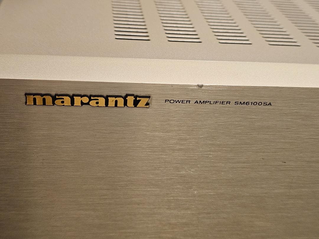 【美品/動作良好】Marantz SM6100SA ver.2 パワーアンプ