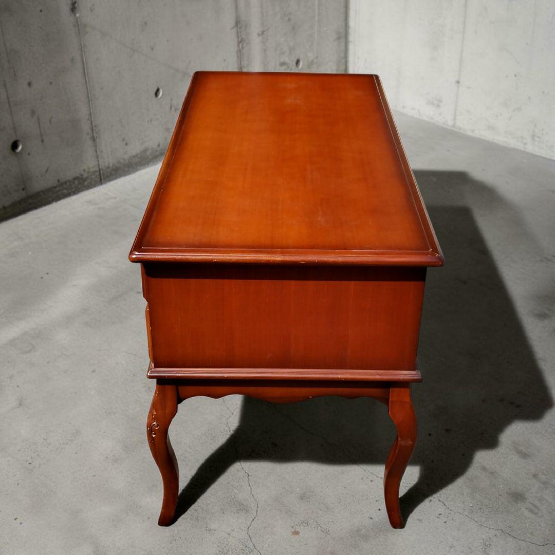 高級 東海家具 KENT ケント 両袖デスク 120cm マホガニー